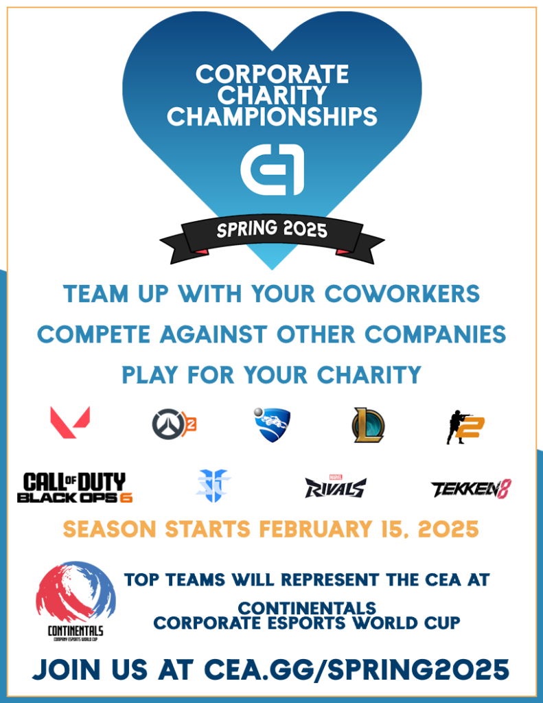 Team up with your coworkers, compete against other companies, play for your charity